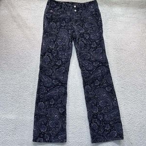 Tommy Hilfiger Pants Womens Ankle Size 4X31 in Paisley All Over Print